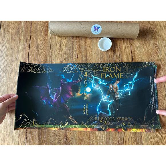 Iridescent The Empyrean Set Gold Foiled Dust Jackets - Picture 5 of 5